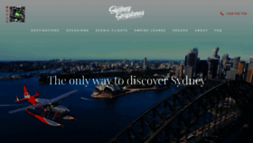 What Seaplanes.com.au website looked like in 2020 (4 years ago)