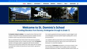 What Stdominicsschool.com website looked like in 2020 (4 years ago)