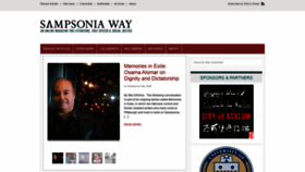What Sampsoniaway.org website looked like in 2020 (4 years ago)