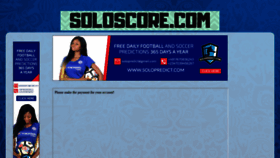 What Soloscore.com website looked like in 2020 (4 years ago)