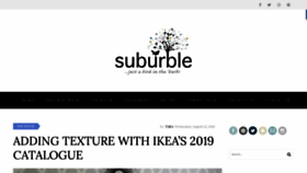 What Suburble.com website looked like in 2020 (4 years ago)