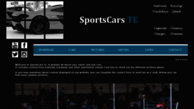 What Sportscars-te.com website looked like in 2020 (4 years ago)