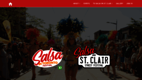 What Salsaintoronto.com website looked like in 2020 (4 years ago)