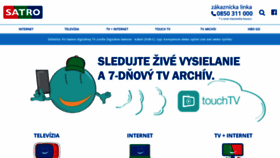 What Satro.sk website looked like in 2020 (4 years ago)