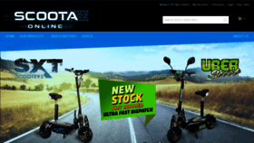 What Scoota-online.com.au website looked like in 2020 (4 years ago)
