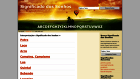 What Sonho.co website looked like in 2020 (4 years ago)