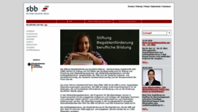 What Sbb-stipendien.de website looked like in 2020 (4 years ago)