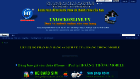 What Saigonmobile.vn website looked like in 2020 (4 years ago)