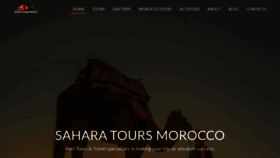 What Sahara-tours-morocco.com website looked like in 2020 (4 years ago)