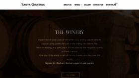 What Santagiustina.com website looked like in 2020 (4 years ago)