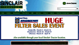 What Sinclairtractor.com website looked like in 2020 (4 years ago)