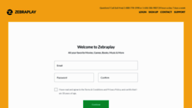 What Signup.zebraplay.net website looked like in 2020 (4 years ago)