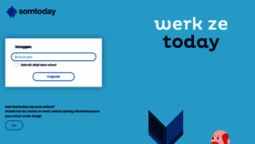 What Somtoday.nl website looked like in 2020 (4 years ago)