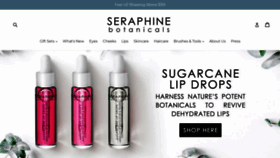 What Seraphinebotanicals.com website looked like in 2020 (4 years ago)