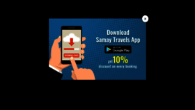 What Samaytravels.in website looked like in 2020 (4 years ago)