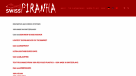 What Swisspiranha.com website looked like in 2020 (4 years ago)