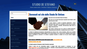 What Studiodestefano.com website looked like in 2020 (4 years ago)