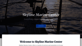 What Skylinemarinecenter.com website looked like in 2020 (4 years ago)