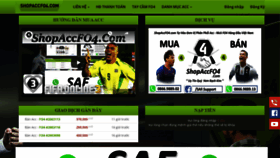 What Shopaccfo4.com website looked like in 2020 (4 years ago)