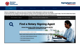 What Signingagent.com website looked like in 2020 (4 years ago)