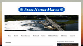 What Stageharbormarine.com website looked like in 2020 (4 years ago)