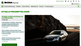 What Skoda-presse.de website looked like in 2020 (4 years ago)