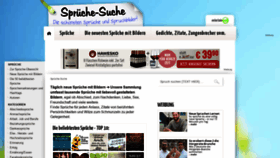 What Sprueche-suche.de website looked like in 2020 (4 years ago)
