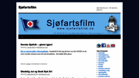 What Sjofartsfilm.no website looked like in 2020 (4 years ago)
