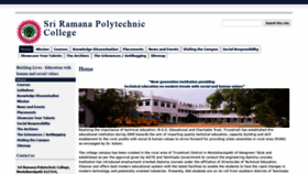 What Sriramanacollege.in website looked like in 2020 (4 years ago)