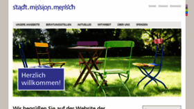 What Stadtmission-mensch.de website looked like in 2020 (4 years ago)