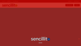 What Sencillito.com website looked like in 2020 (4 years ago)