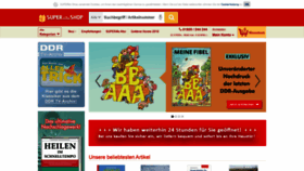What Superillu-shop.de website looked like in 2020 (4 years ago)
