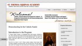 What Staa-homeschool.com website looked like in 2020 (4 years ago)