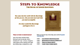 What Stepstoknowledge.com website looked like in 2020 (4 years ago)