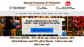 What Specialfootwear.co.uk website looked like in 2020 (4 years ago)