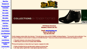 What Shoeking.com website looked like in 2020 (4 years ago)