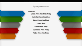 What Sydneynews.com.au website looked like in 2020 (4 years ago)