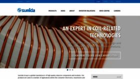 What Sumida.com website looked like in 2020 (5 years ago)