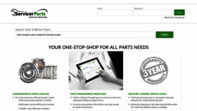 What Servicerparts.com website looked like in 2020 (4 years ago)