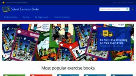 What Schoolexercisebooks.com.au website looked like in 2020 (4 years ago)