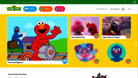What Sesamestreet.org website looked like in 2020 (5 years ago)