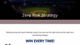 What Sportingbetstrategy.com website looked like in 2020 (4 years ago)