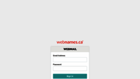 What Securemail.webnames.ca website looked like in 2020 (4 years ago)