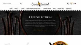 What Sambavanilla.com website looked like in 2020 (4 years ago)