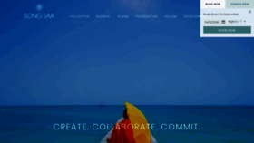 What Songsaacollective.com website looked like in 2020 (4 years ago)