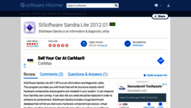 What Sisoftware-sandra-lite.software.informer.com website looked like in 2020 (4 years ago)