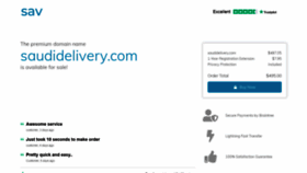 What Saudidelivery.com website looked like in 2020 (4 years ago)