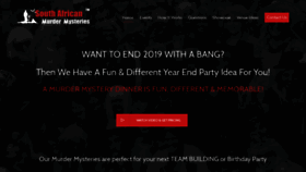 What Samurdermysteries.co.za website looked like in 2020 (4 years ago)
