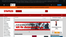 What Staplesnetshop.se website looked like in 2020 (4 years ago)