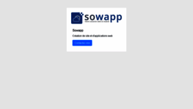What Sowapp.fr website looked like in 2020 (4 years ago)